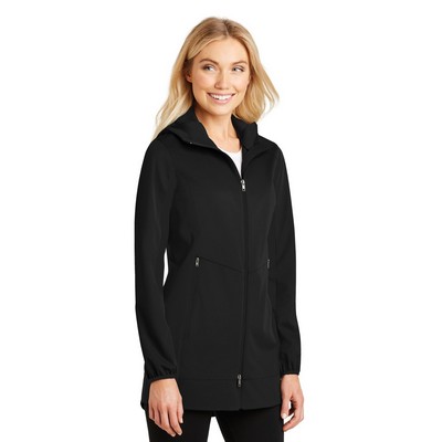 Port Authority® Women's Active Hooded Soft Shell Jacket