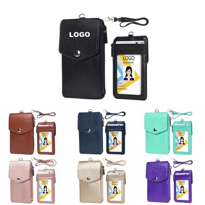 ID Badge Holder w/Retractable Lanyard