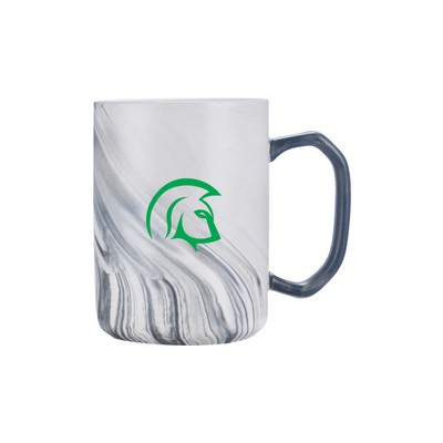 20oz Ceramic Mug With Marble Pattern