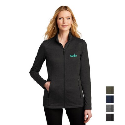 Port Authority® Women's Collective Striated Fleece Embroidered Jacket