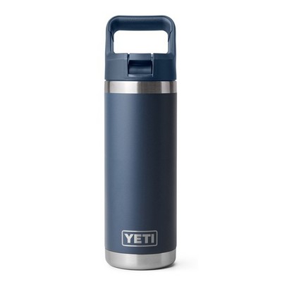 18 Oz. Yeti Rambler® Water Bottle with Color-Matched Straw Cap