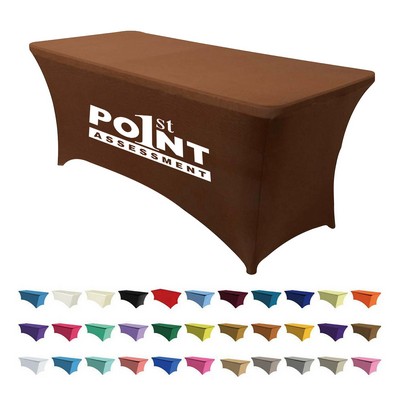 6' Premium Elastic Table Cover(3 Sided)