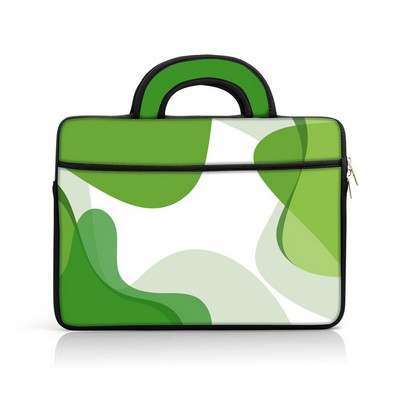 Full Sublimation Laptop Sleeve with Zip Closure, Front