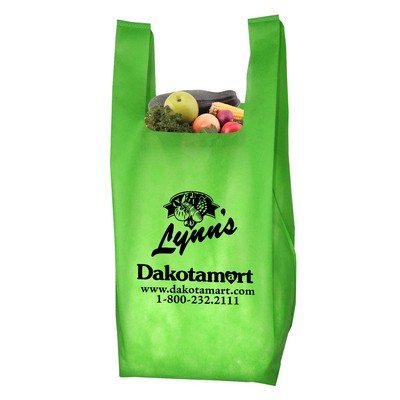 "Caveat" Everyday Lightweight T-Shirt Style Grocery Shopping Tote Bag (Overseas)