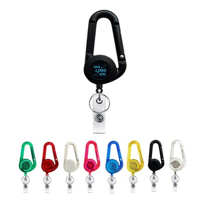 Retractable ID Badge Holder Clip