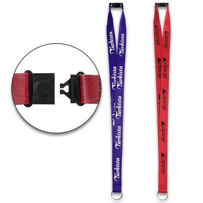 Sublimated Lanyard With Safety Breakaway