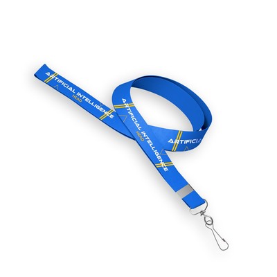 36"x5/8" Custom Polyester Lanyard