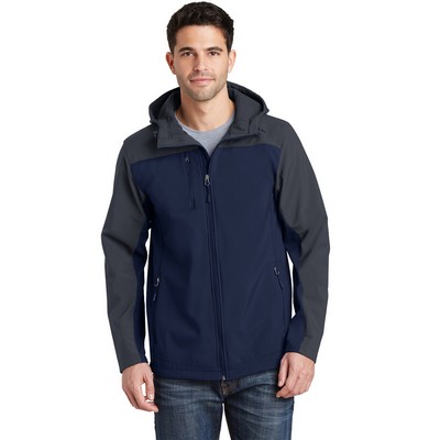 Port Authority® Hooded Core Soft Shell Jacket.